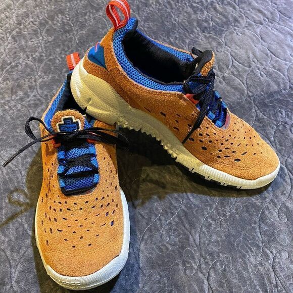 Nike Free Run Trail Dark Russet Blue Nebula Size 7.5 - Picture 2 of 11